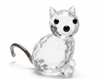 Swarovski Crystal Cat Figurine