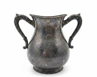 Victorian Silver-Plated Presentation Urn