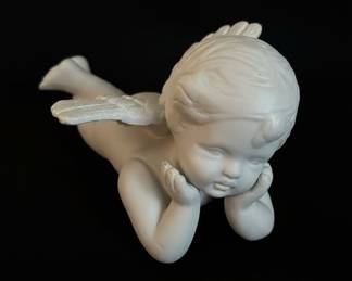Lladro Porcelain Cherub Figurine