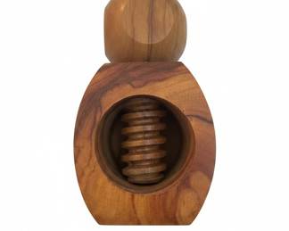 Olive Wood Screw Nutcracker