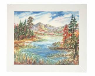 Nancy R. Gonzalez Landscape Watercolor