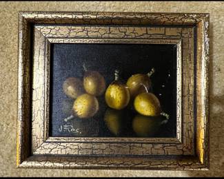 Still Life of Grapes Oil Painting