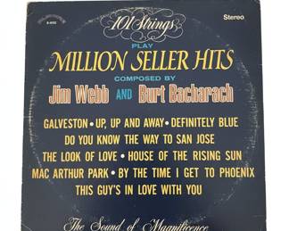 101 Strings Play Million Seller Hits (Vinyl Record)