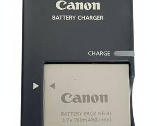 Canon CB-2LV G Battery Charger with NB-4L Battery