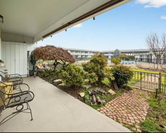 Outdoor chairs / tables, bike, misc