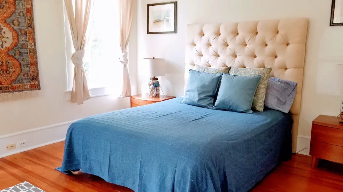 Bed frame and headboard (mattress sold separately)