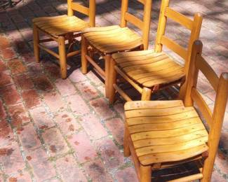 Kids chairs (wood)