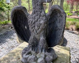 Early 1800s cast lead eagle