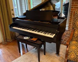 Chickering & Sons scale 123 baby grand player piano