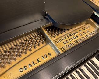 Chickering & Sons scale 123 baby grand player piano