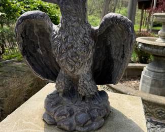 Early 1800s cast lead eagle