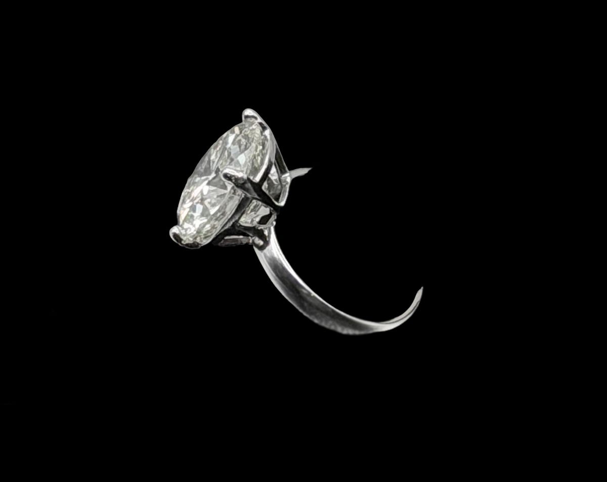 10ctw Diamond with White Gold Band