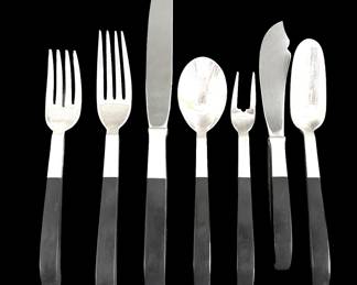 Lunt by Nord Bowlen "Contrast" Sterling Silver Flatware