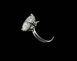 10ctw Diamond with White Gold Band