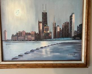 Nice oil of Chicago