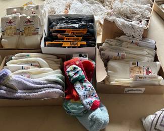 New socks and linens