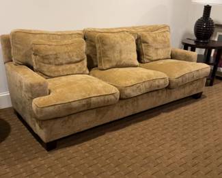 Baker Three-Seat Sofa - W84” x D33” x H32”
