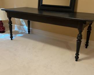 Great British Pine Table Black - L83” x D33” x H31”
