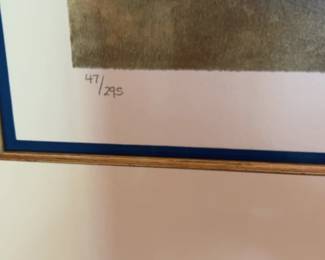 “Much Ado About Nothing” Framed Serigraph by Joy Kirton-Smith