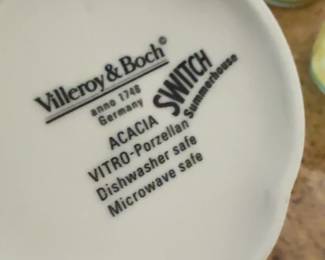 Villeroy & Boch Switch Summerhouse Tea Set