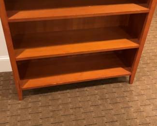 Mid-Century Modern Style 3-Shelf Wooden Bookcase 41 x 13 x 41