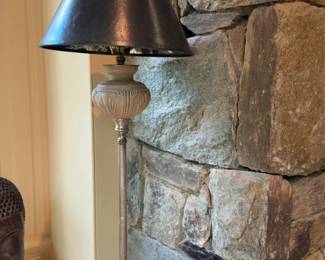 Tall Iron Buffet Lamp 