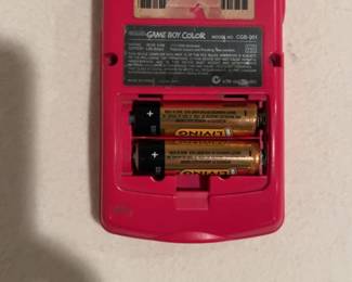 Nintendo Game Boy Color - Berry Pink with Donkey Kong Country Game