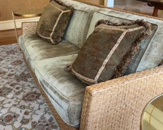 McGuire Furniture Zambales Antibes Couch in Vintage Java 