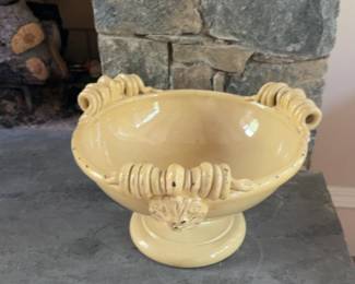 Kellogg Collection Italian Style Ceramic Footed Centerpiece Bowl - 14” diameter