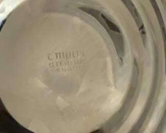 Pair of Empire Sterling Silver Taper Candle Holders - Sold as Set
