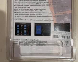 Foxwell NT201 CAN OBDII & EOBD Code Reader