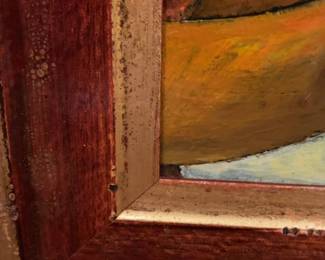 Slava Tch “The Song of Other Shores” Encaustic/Wood 28 x 41