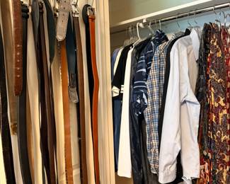 Assorted Men's Clothing and Accessories