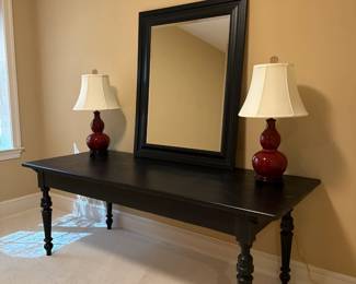 Great British Pine Table Black - L83” x D33” x H31”