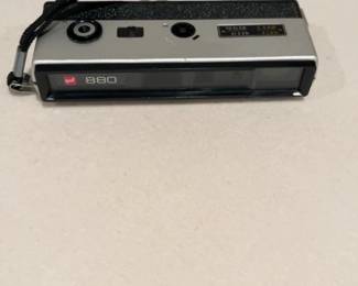 Vintage GAF 880 Pocket Camera with Flash and Case