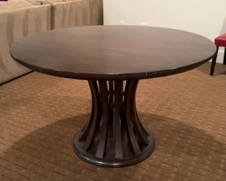 Modern 48” Round Pedestal Dining Table 