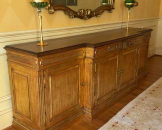 Kravet 9836 Sideboard in Chased Gold - H33” x W96 x D22”