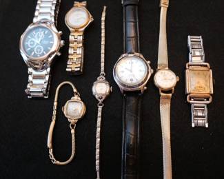 Various vintage wristwatches 