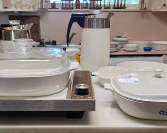 Vintage Blue Cornflower Corningware 