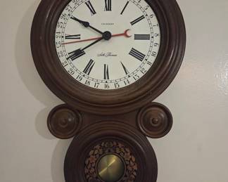 Seth Thomas Farmington Calendar Clock