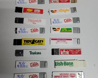 Vintage assorted advertising box cutters