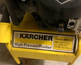 #52 Karcher Pressure Washer 50 hp $50.00