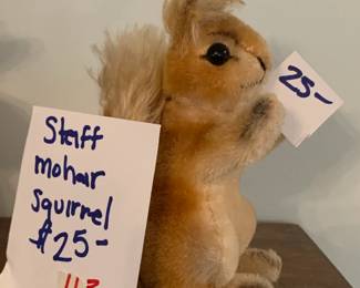 #113 Steift Squirrel Mohair $25.00