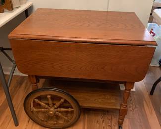 #29 Drop side cart 19-37x28x28 $100.00