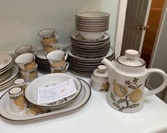 #109 Noritake "Salem" Mixed Set of China - oven/detergent/microwave safe $80.00