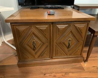 #14 2 Door endtable 28x28x20" $75.00