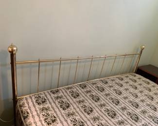 #37 King brass headboard $30.00
