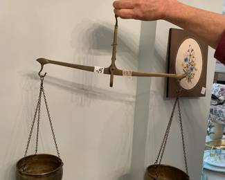 #127 Brass w/Small Bras Pots Scale $25.00
