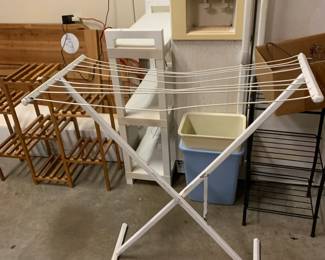 #47 Vintage folding drying rack $20.00