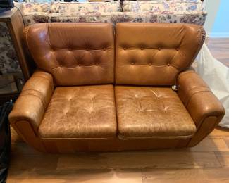 #9 2 cushion loveseat as is. 55" long $75.00